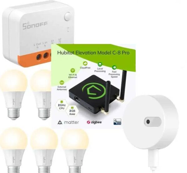 Mid-Size Voice-Free Easy Smart Home Starter Kit: $350 - $450